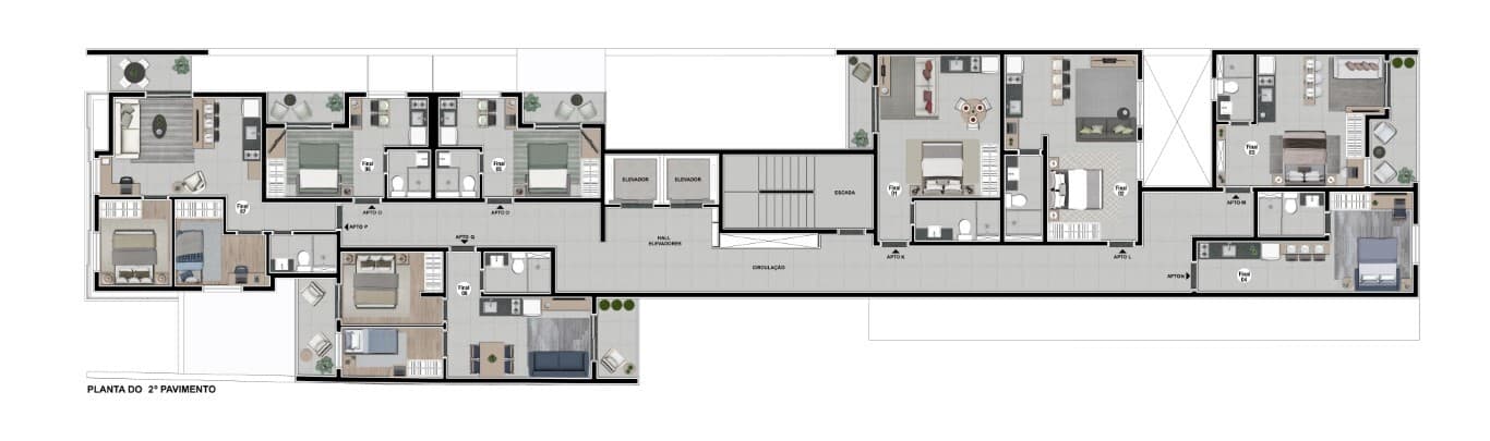 Planta 3 — Scene Vila Mariana - Residencial