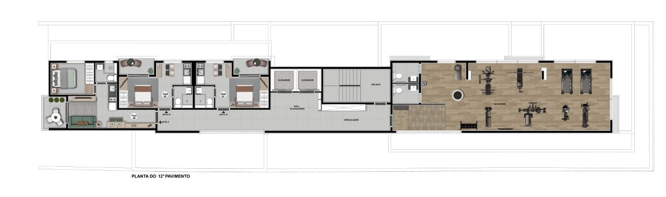 Planta 1 — Scene Vila Mariana - Residencial