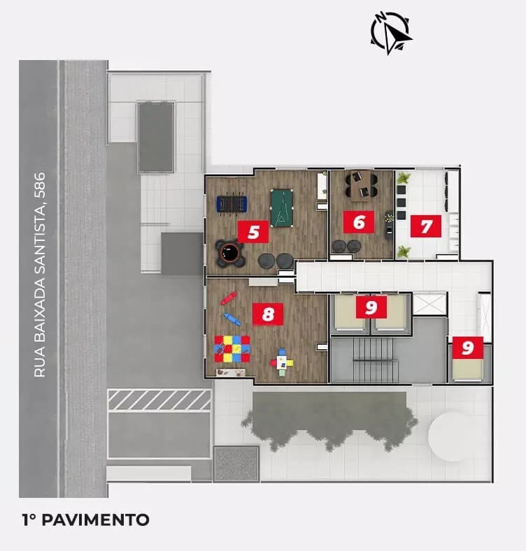 Planta 1 — Metrocasa Dom Bosco - NR