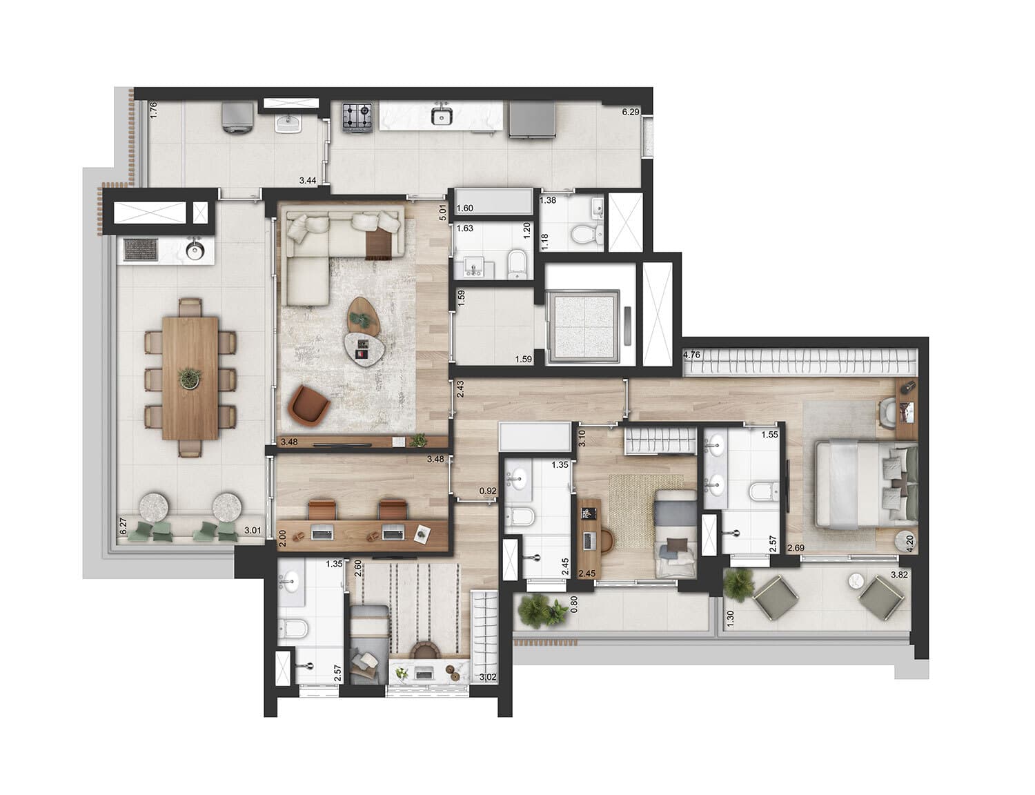 Planta 3 — Mirant Ibirapuera