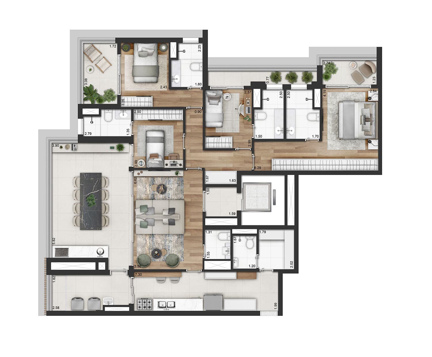 Planta 4 — Mirant Ibirapuera