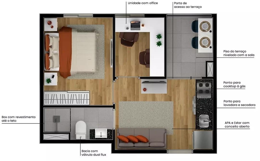 Planta 4 — Metrocasa Giovanni Gronchi - NR