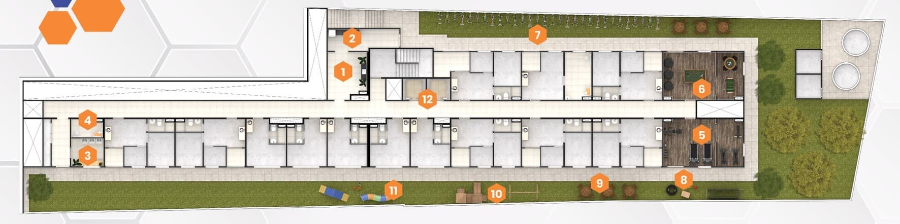 Planta 1 — Metrocasa Pirituba II - NR