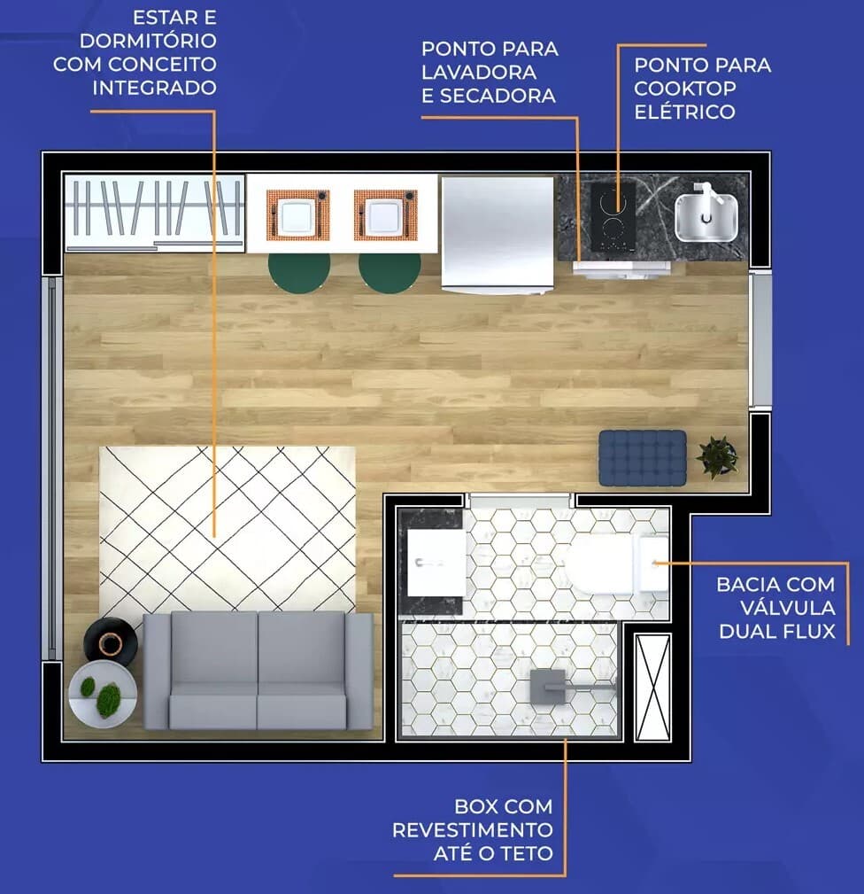 Planta 3 — Metrocasa Pirituba II - NR