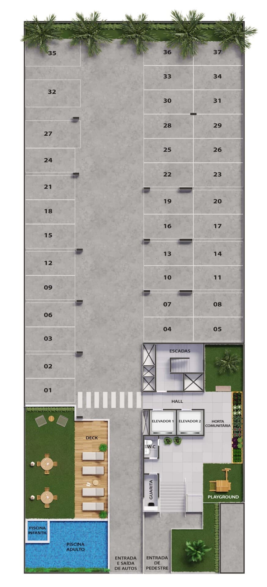 Planta 2 — Jardins de Mafra