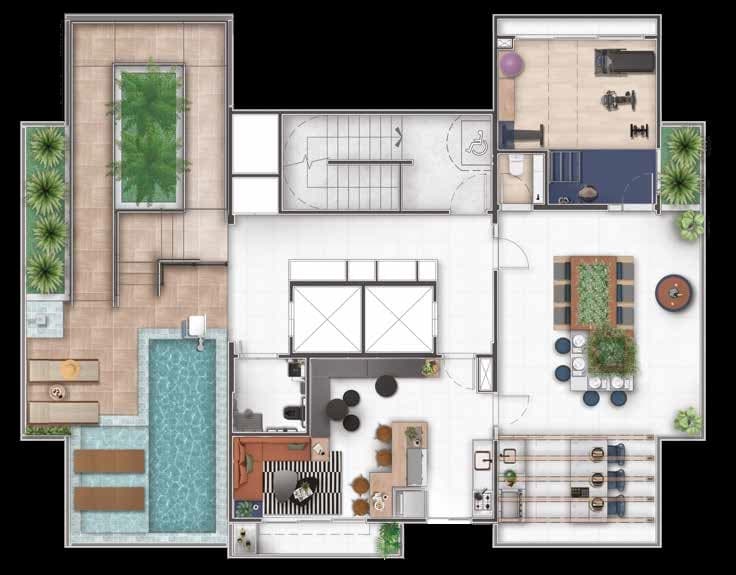 Planta 1 — Folks Vila Mariana - Residencial