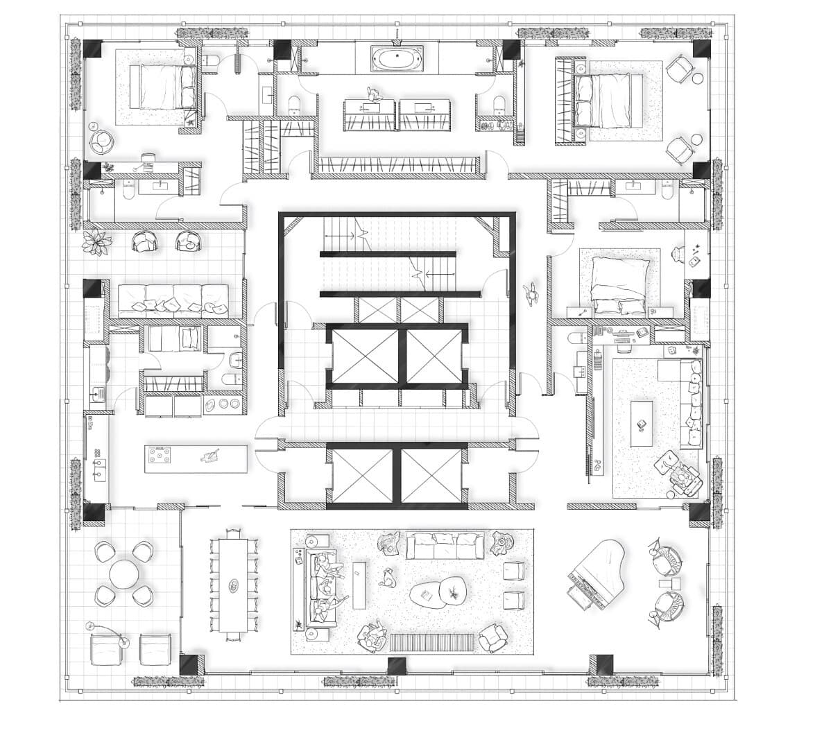 Planta 4 — Damata - Residencial