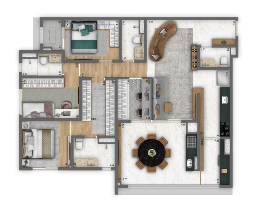 Planta 6 — Arq Mooca By Living