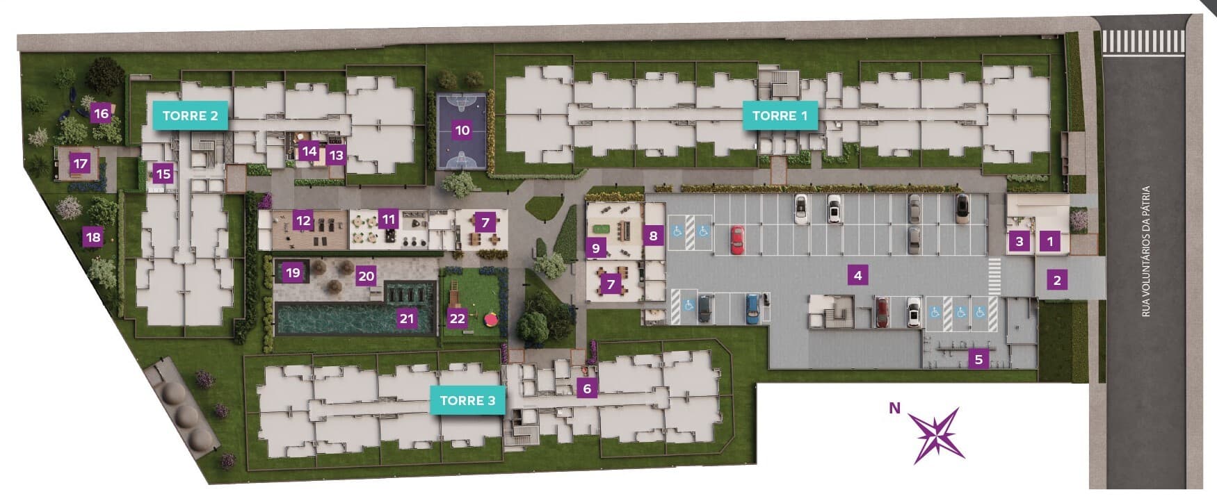 Planta 1 — Vivaz Prime Voluntários da Pátria