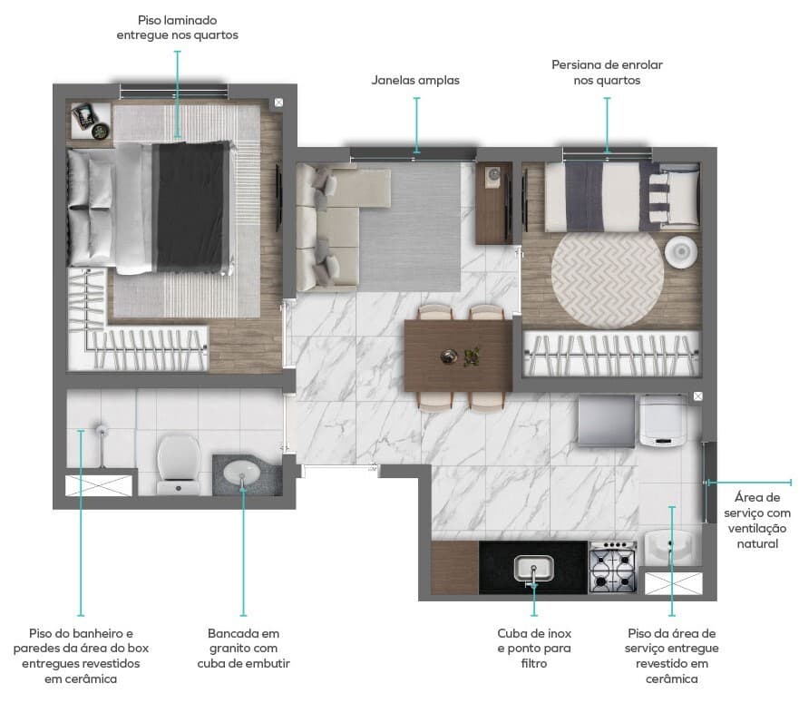 Planta 3 — Vivaz Prime Voluntários da Pátria