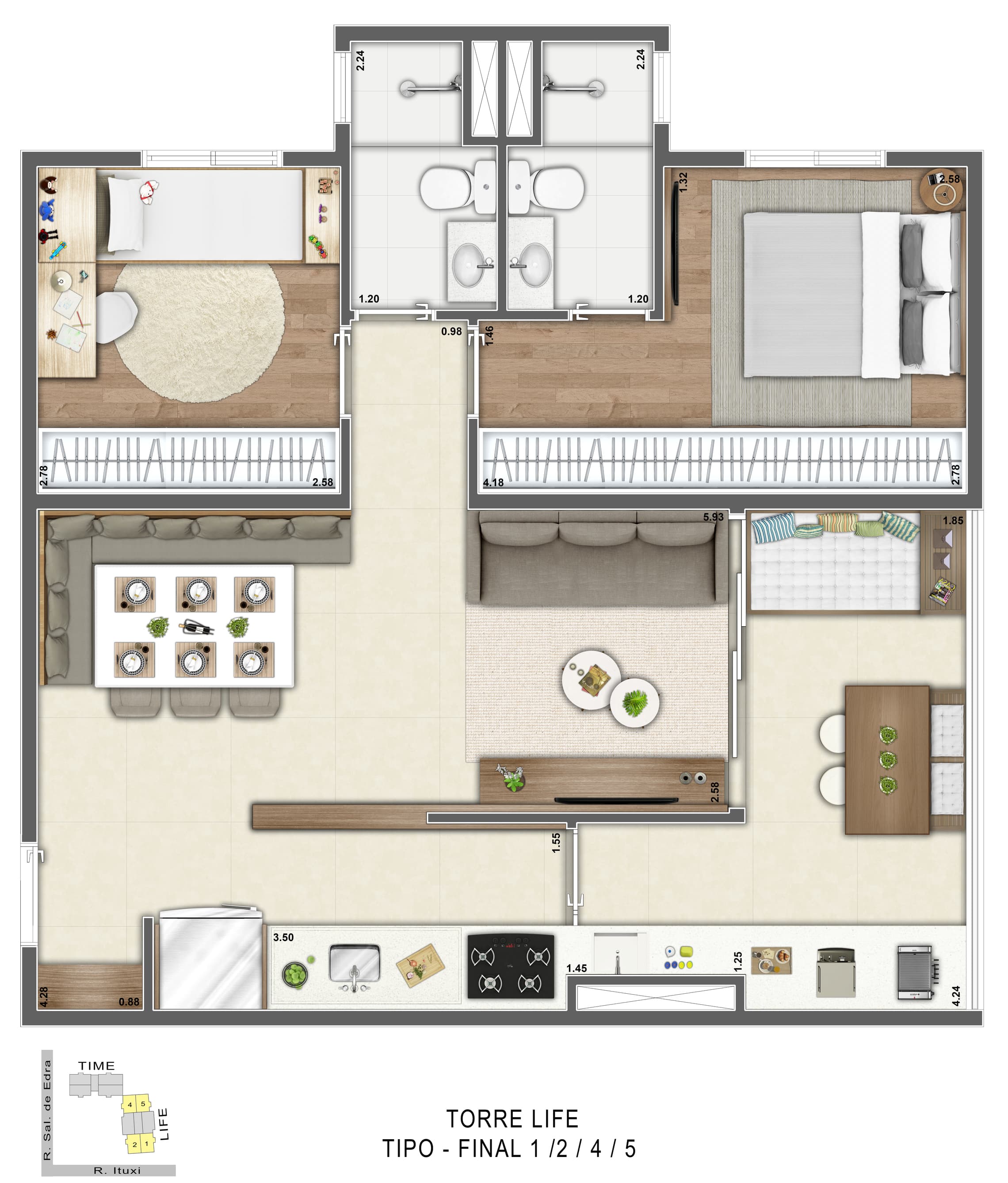 Planta 3 — Heaven Design - Residencial