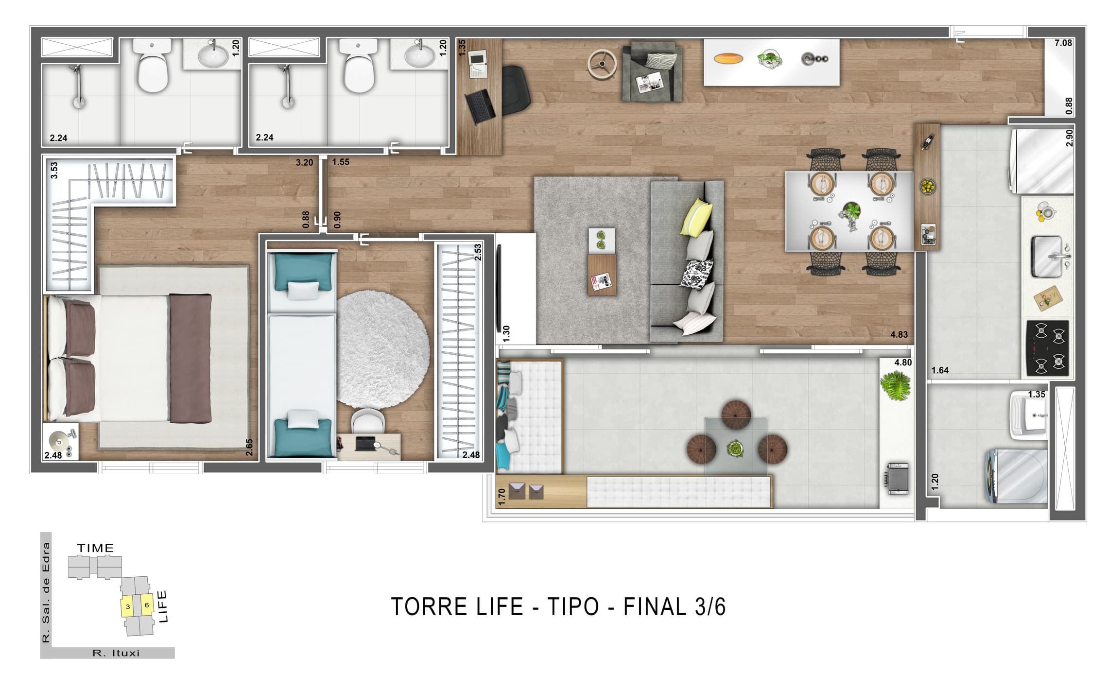 Planta 4 — Heaven Design - Residencial