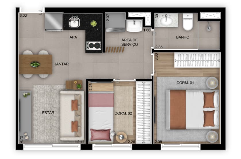 Planta 4 — Madre 914 Mooca - Residencial