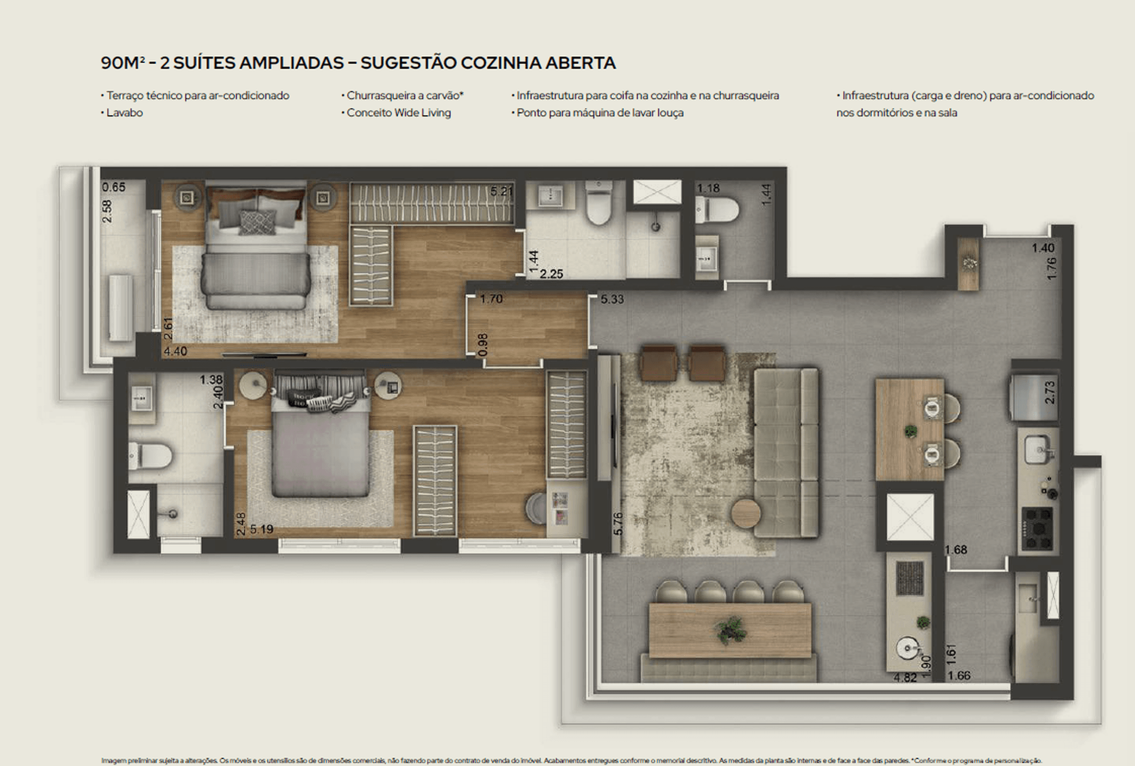Planta 3 — Tons Klabin - Residencial