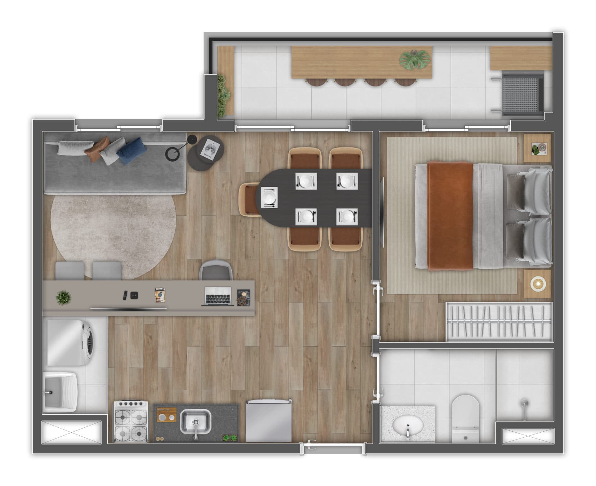 Planta 4 — Flow Vila Matilde - Residencial