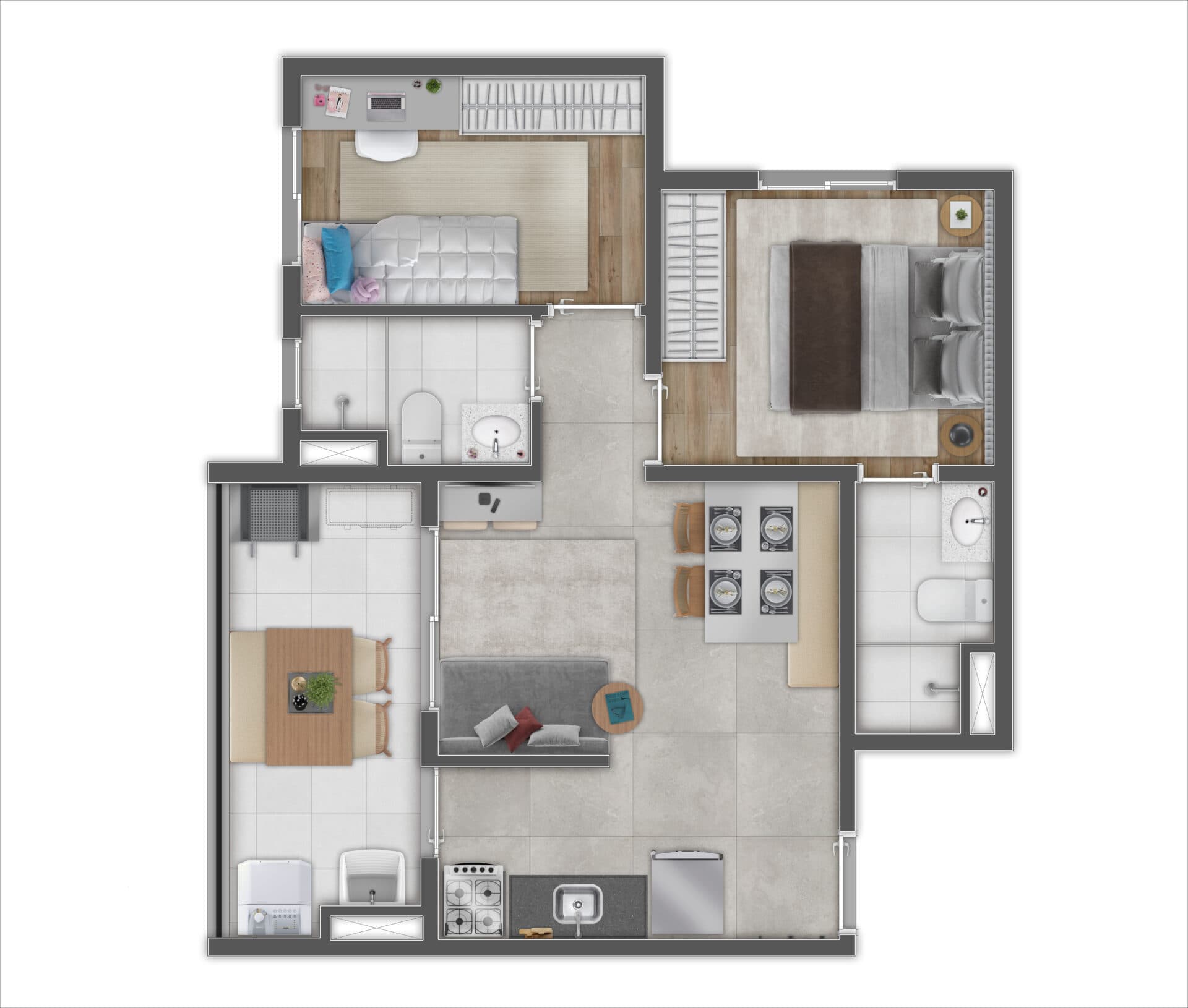 Planta 6 — Flow Vila Matilde - Residencial