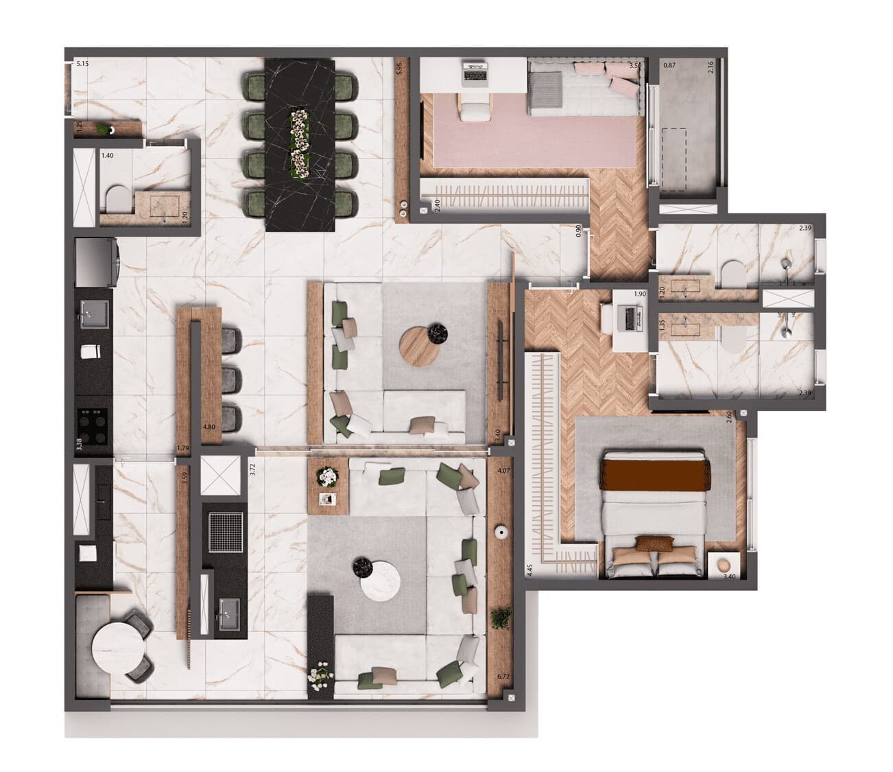 Planta 4 — Living United Ipiranga