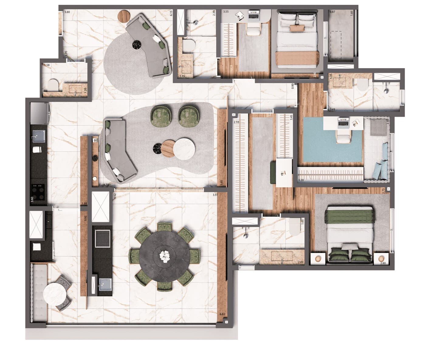 Planta 5 — Living United Ipiranga