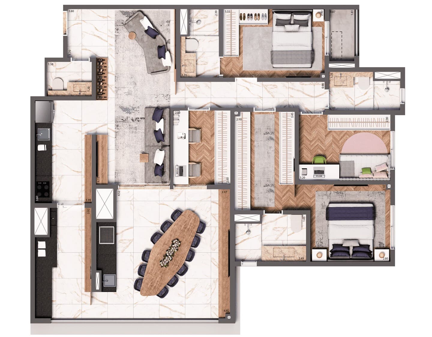 Planta 6 — Living United Ipiranga