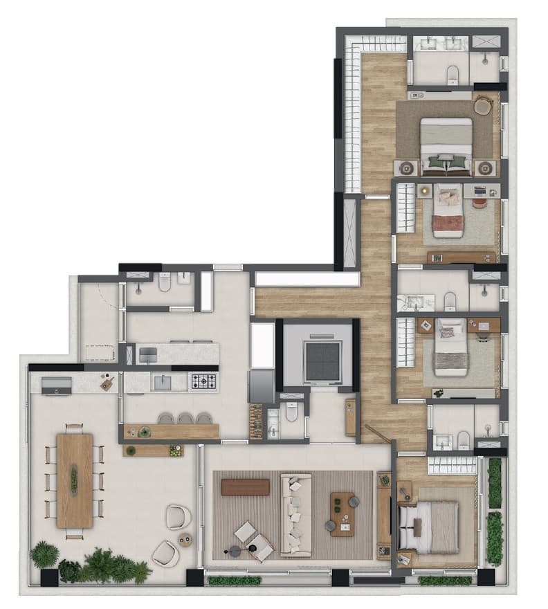 Planta 1 — Lizz 177 - Residencial