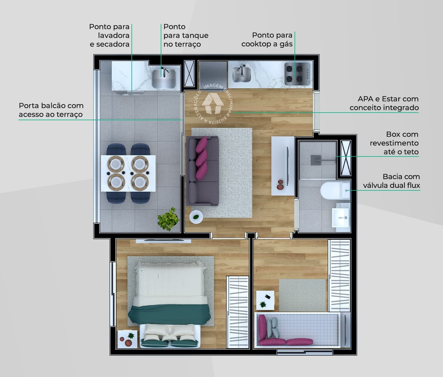 Planta 3 — Metrocasa Interlagos - NR