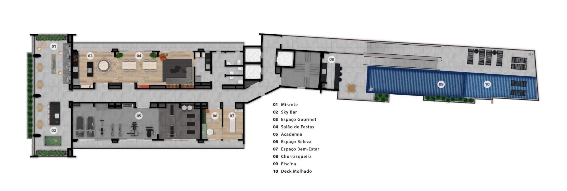 Planta 1 — Station Vila Madalena - Residencial