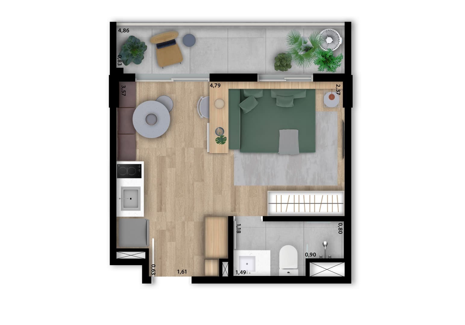 Planta 4 — Station Vila Madalena - Residencial