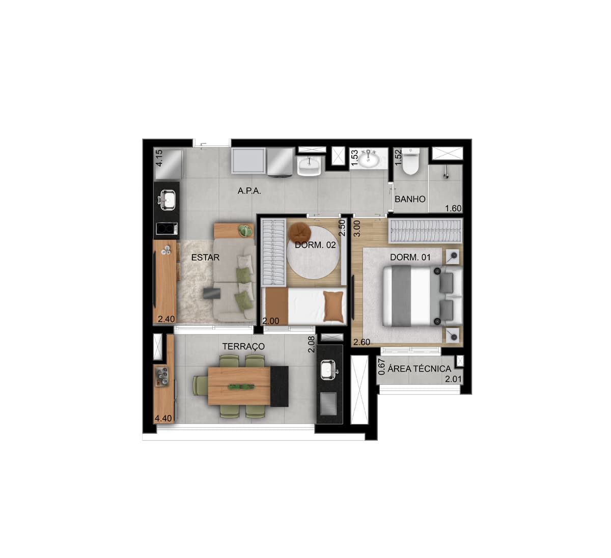 Planta 4 — Oásis Condomínio Clube