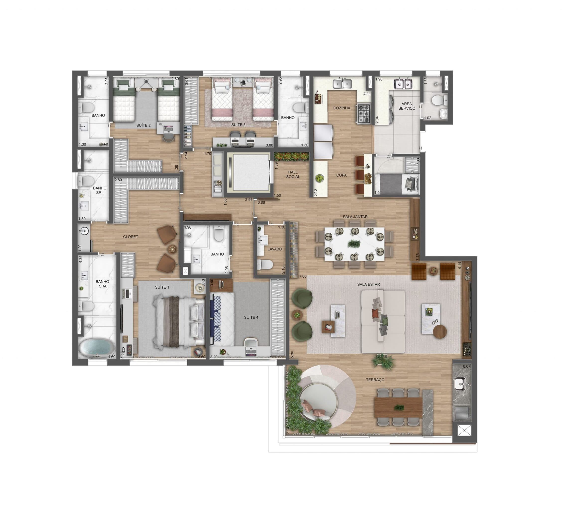 Planta 3 — Casa Raízes by Ditolvo