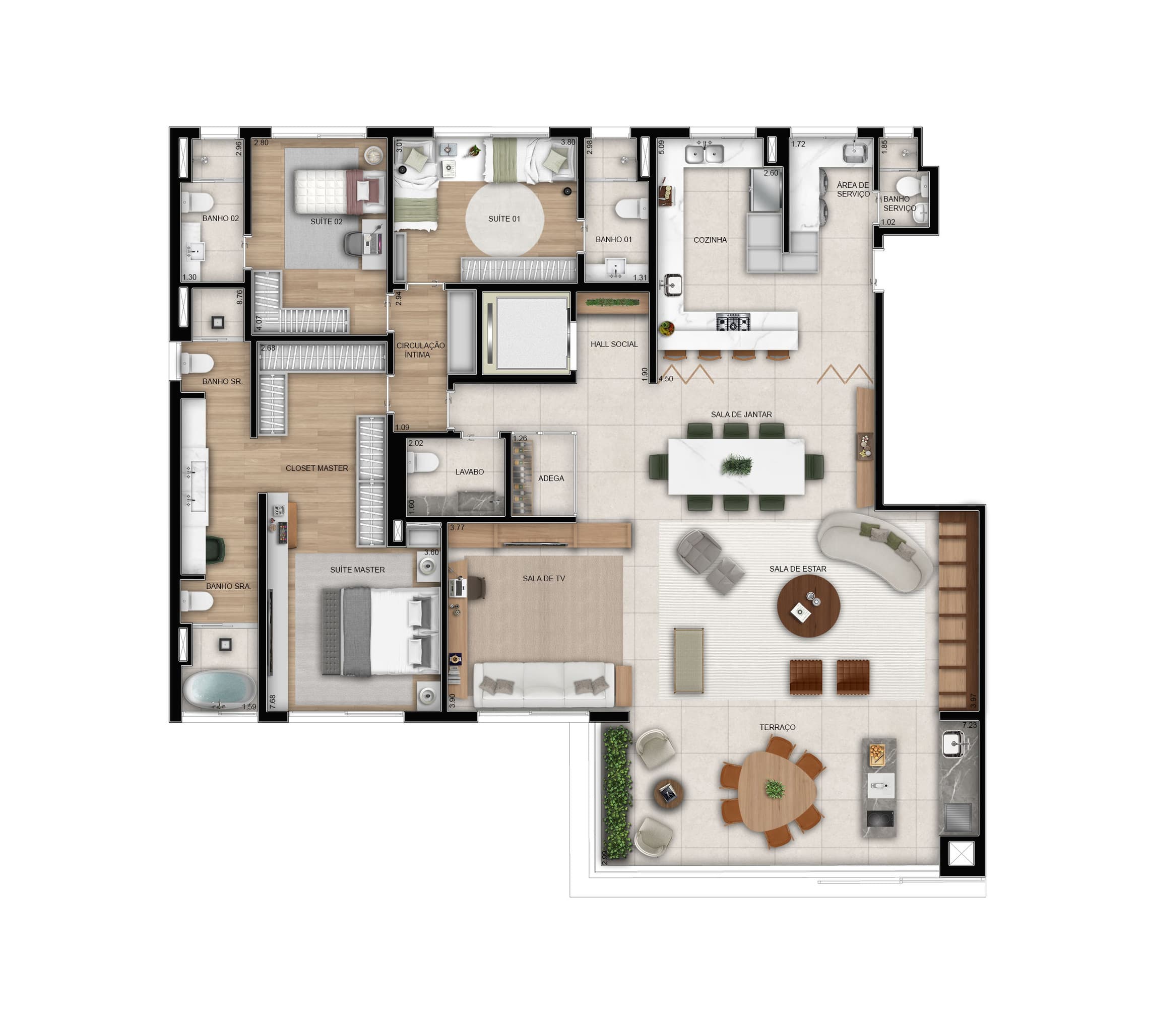 Planta 4 — Casa Raízes by Ditolvo