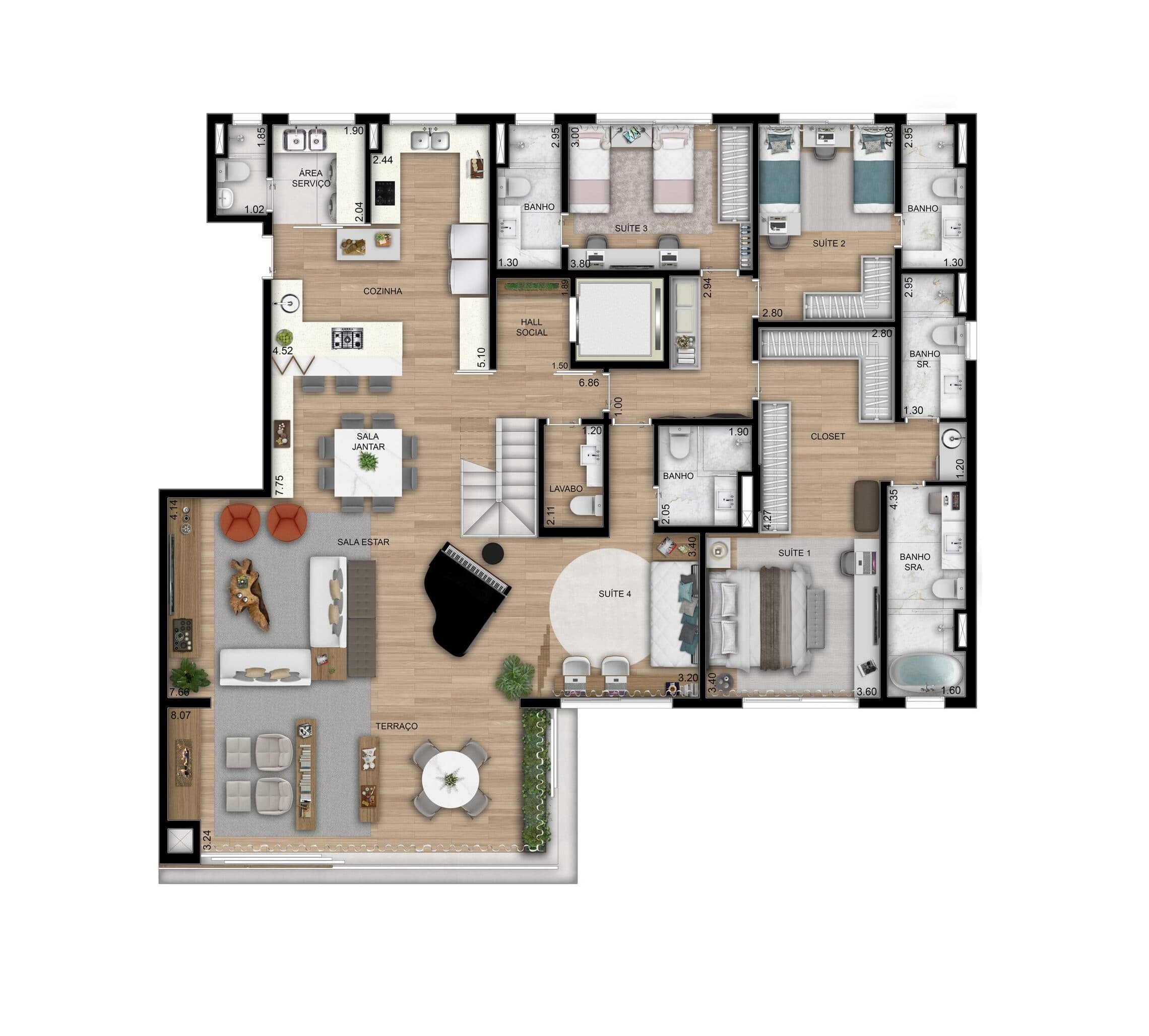 Planta 6 — Casa Raízes by Ditolvo