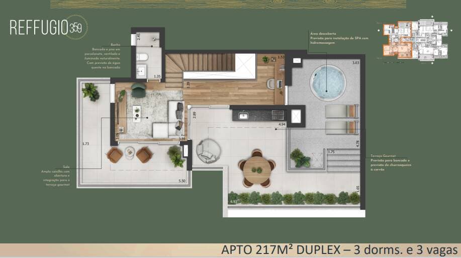Planta 4 — Reffugio 359 - Residencial