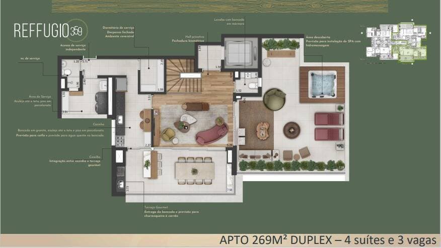 Planta 6 — Reffugio 359 - Residencial