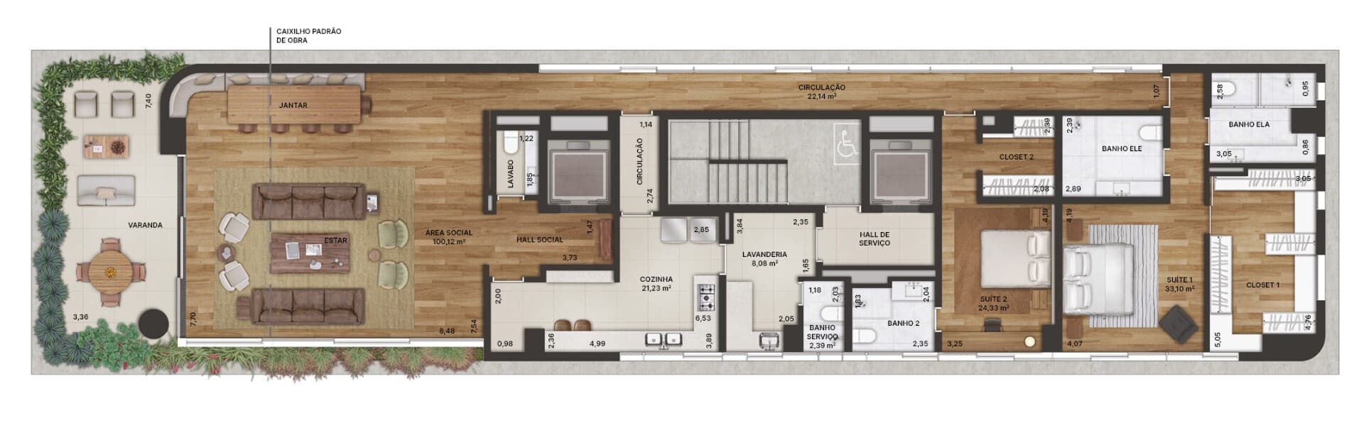 Planta 3 — Serena - Residencial