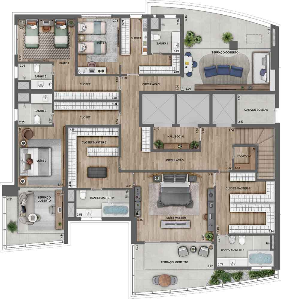 Planta 5 — Lindenberg Ibirapuera - Fase 1