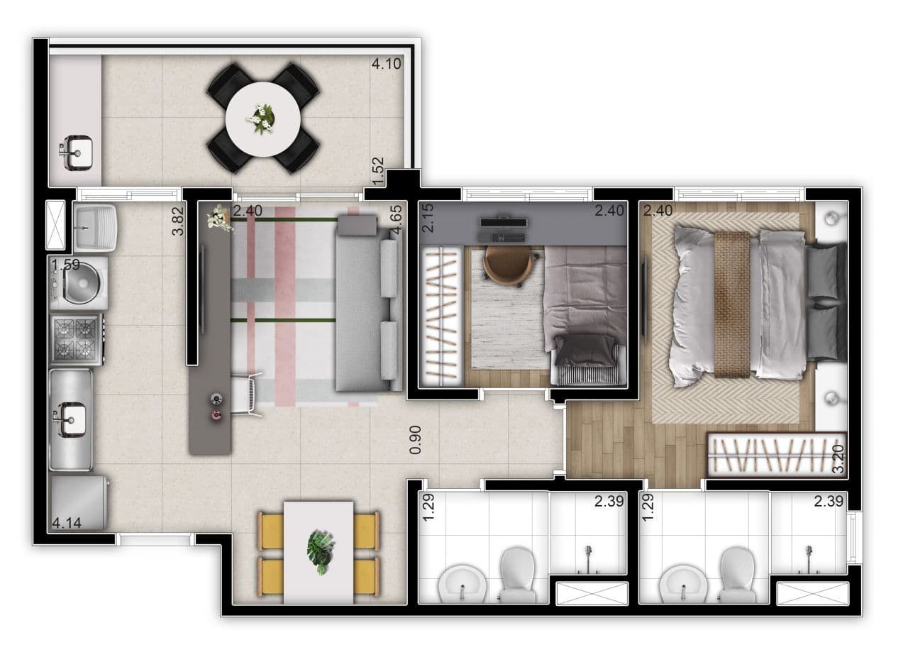 Planta 2 — Vinx Vila Tolstói - Fase 2