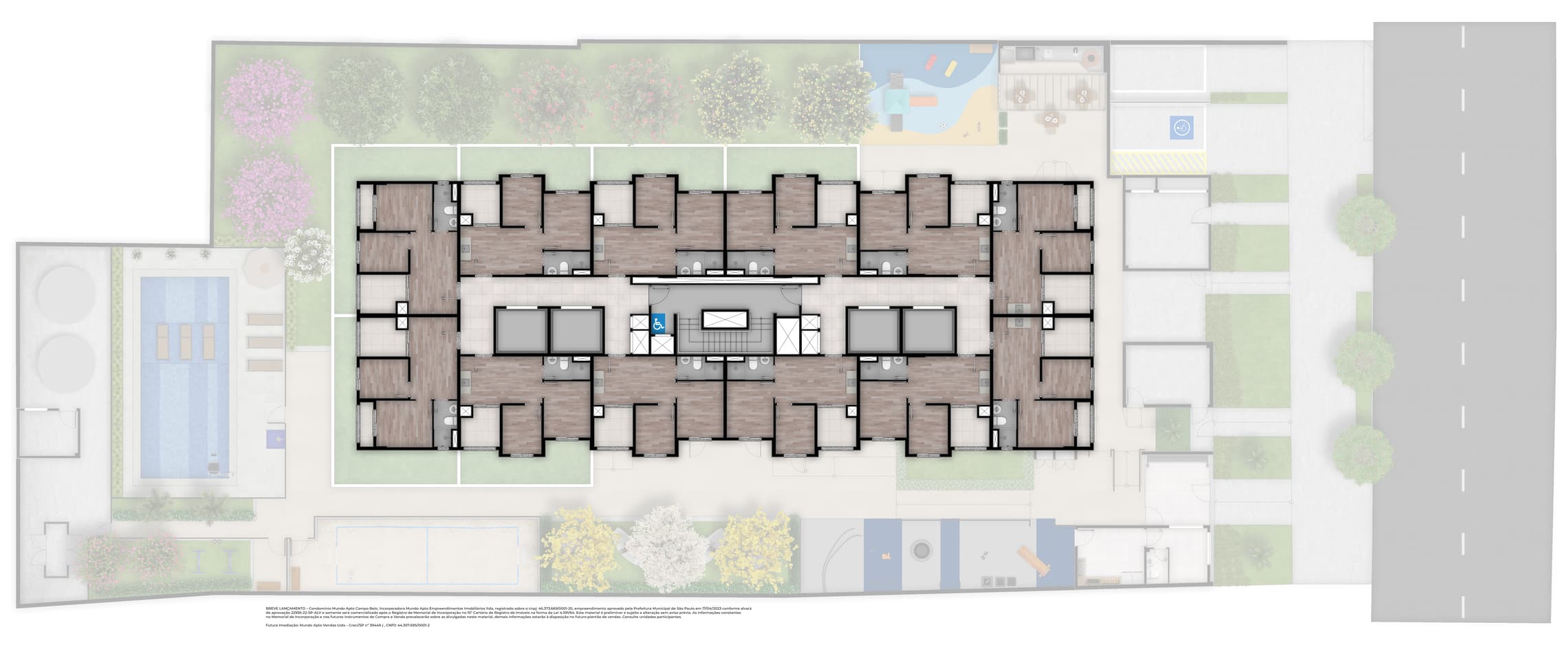 Planta 2 — Mundo Apto Campo Belo - Residencial