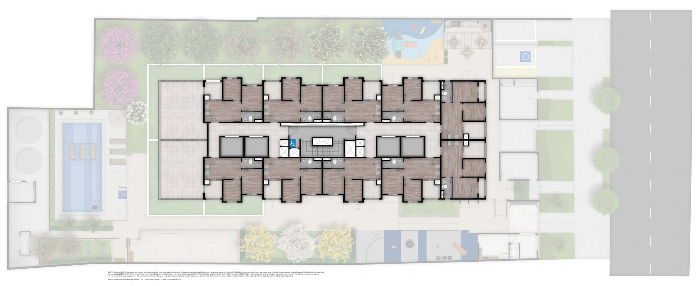 Planta 3 — Mundo Apto Campo Belo - Residencial