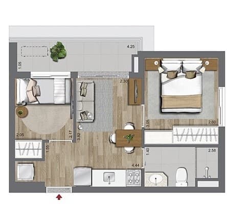 Planta 5 — Oriz by Plano&Plano - Residencial