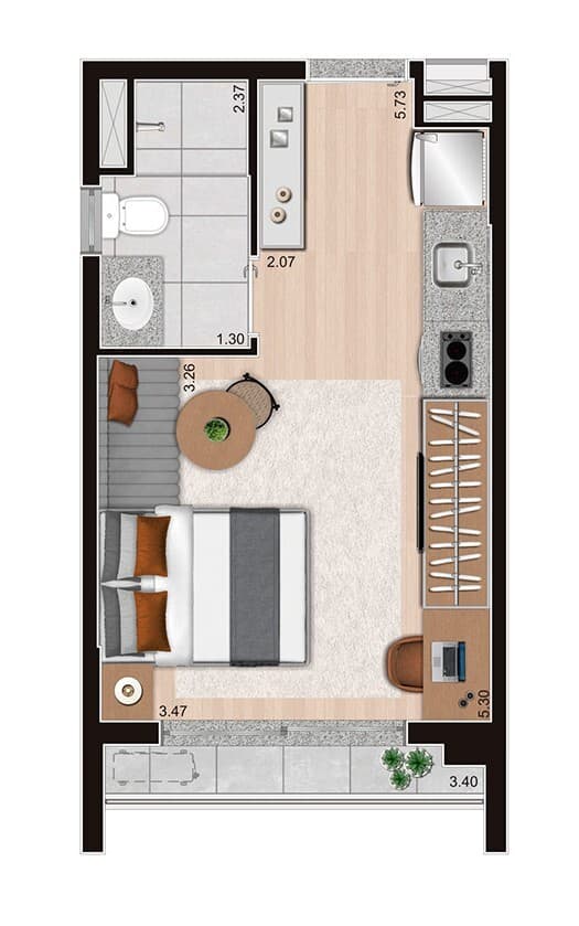 Planta 6 — Voxx Itaim - Residencial
