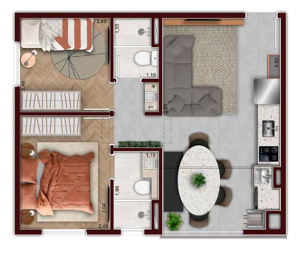 Planta 4 — Giardino Verticale