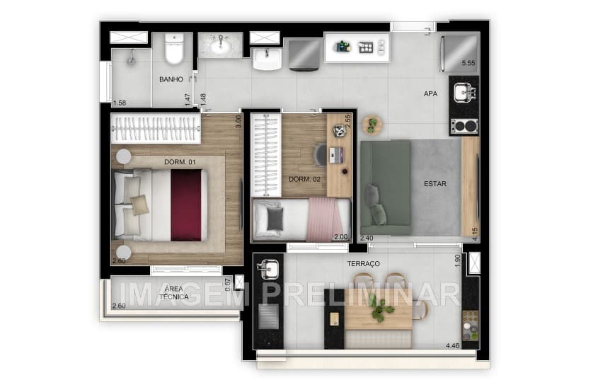 Planta 3 — Inspire Diálogo Home Resort