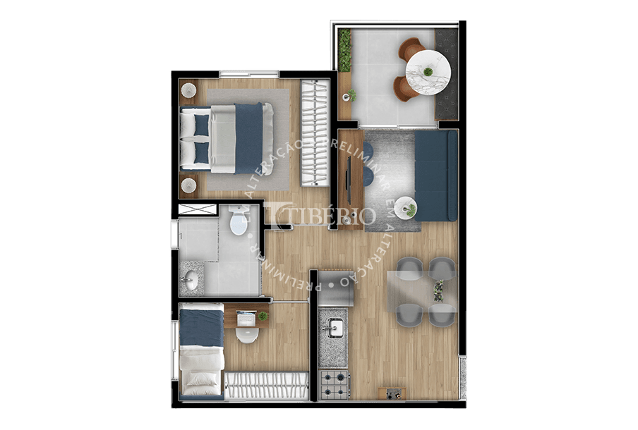Planta 4 — Supremo Parque da Mooca - Residencial