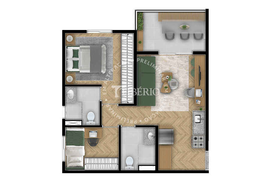 Planta 5 — Supremo Parque da Mooca - Residencial