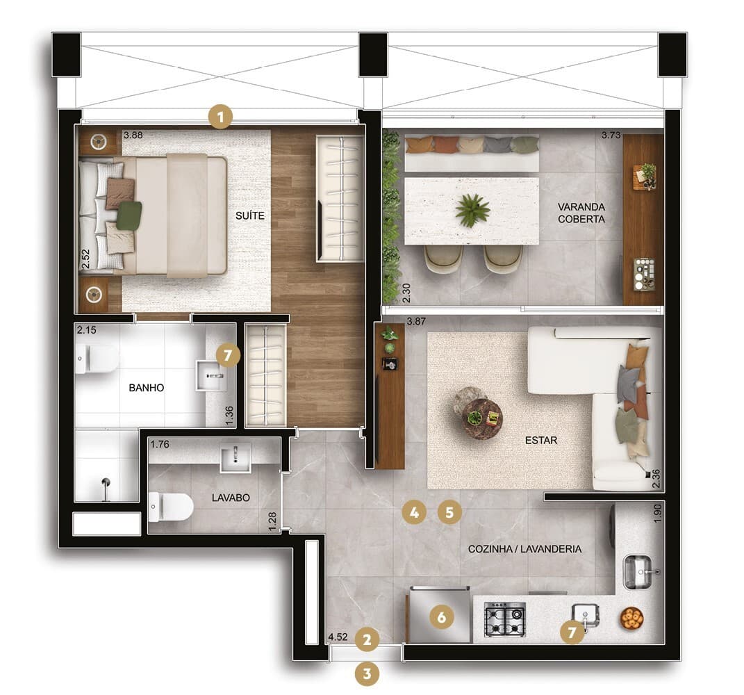 Planta 1 — Hive Ibirapuera
