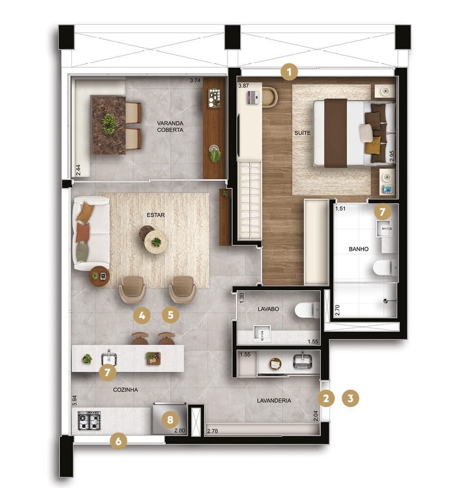 Planta 3 — Hive Ibirapuera
