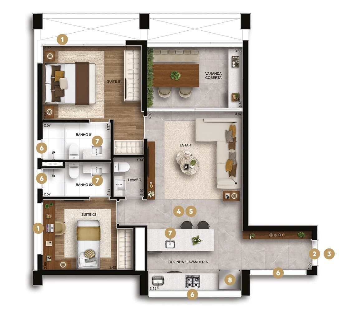 Planta 5 — Hive Ibirapuera