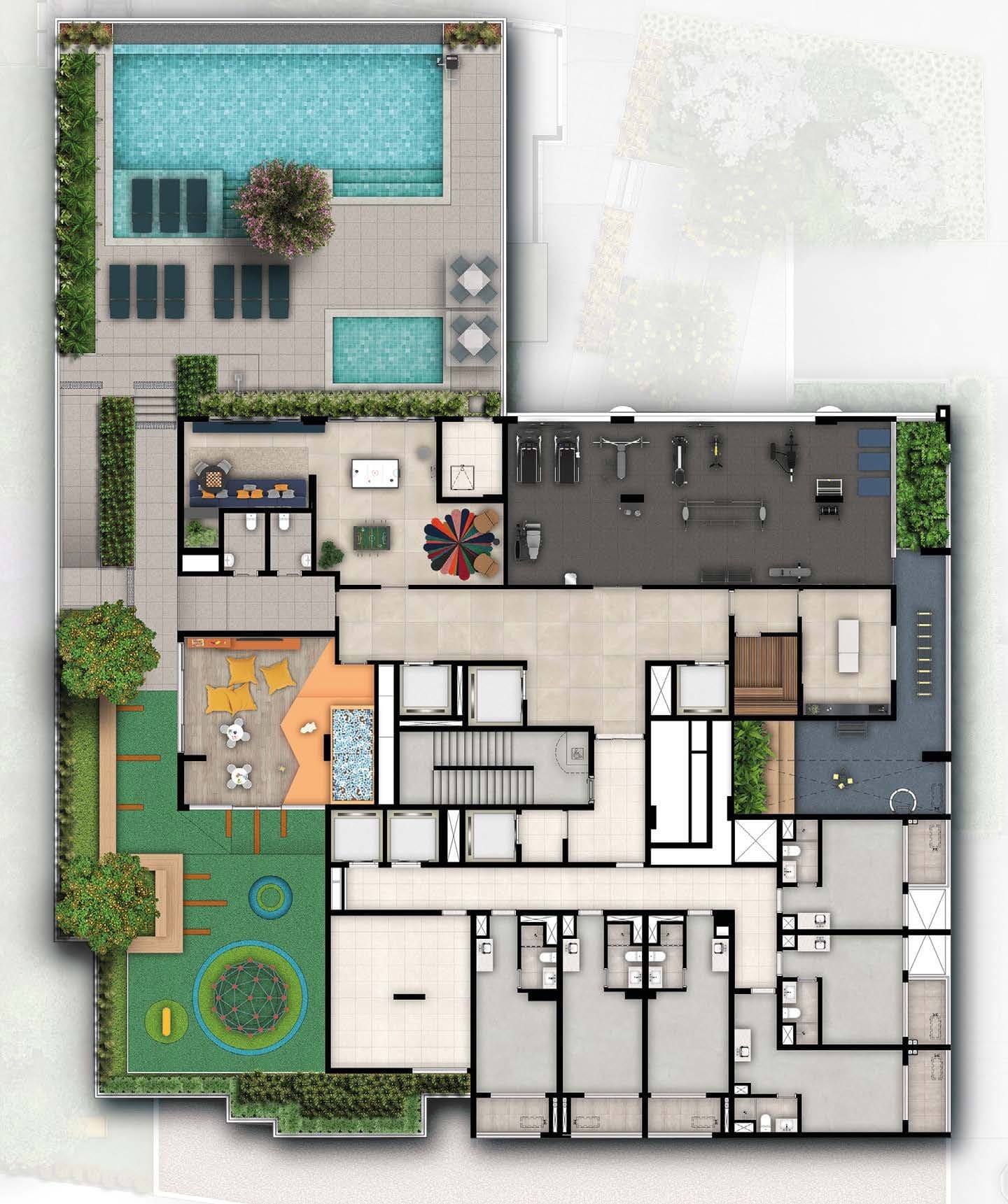 Planta 1 — Gaia Ibirapuera - Residencial