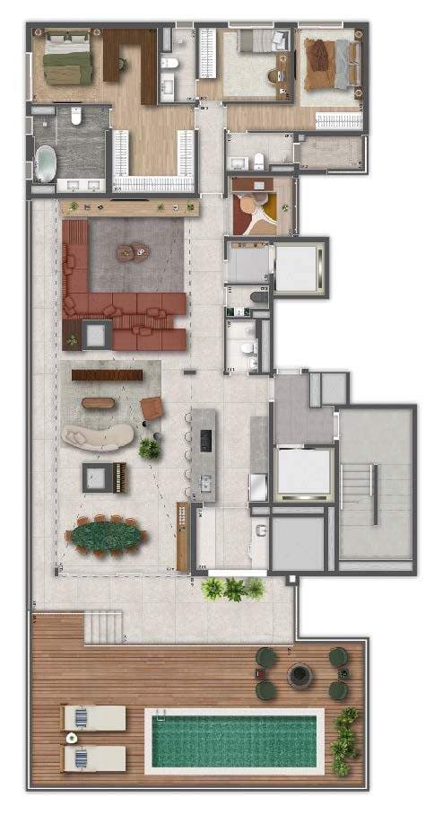 Planta 6 — Gaia Ibirapuera - Residencial