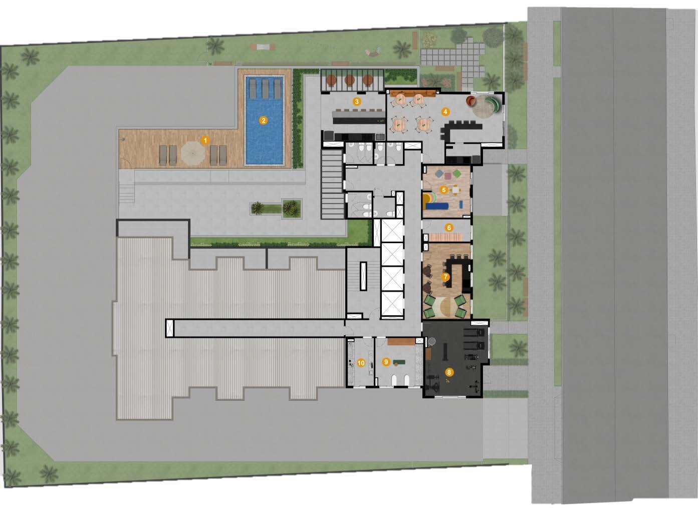 Planta 1 — Átrio